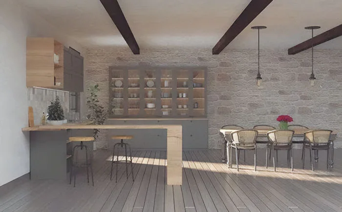 Cocina Urban Chic